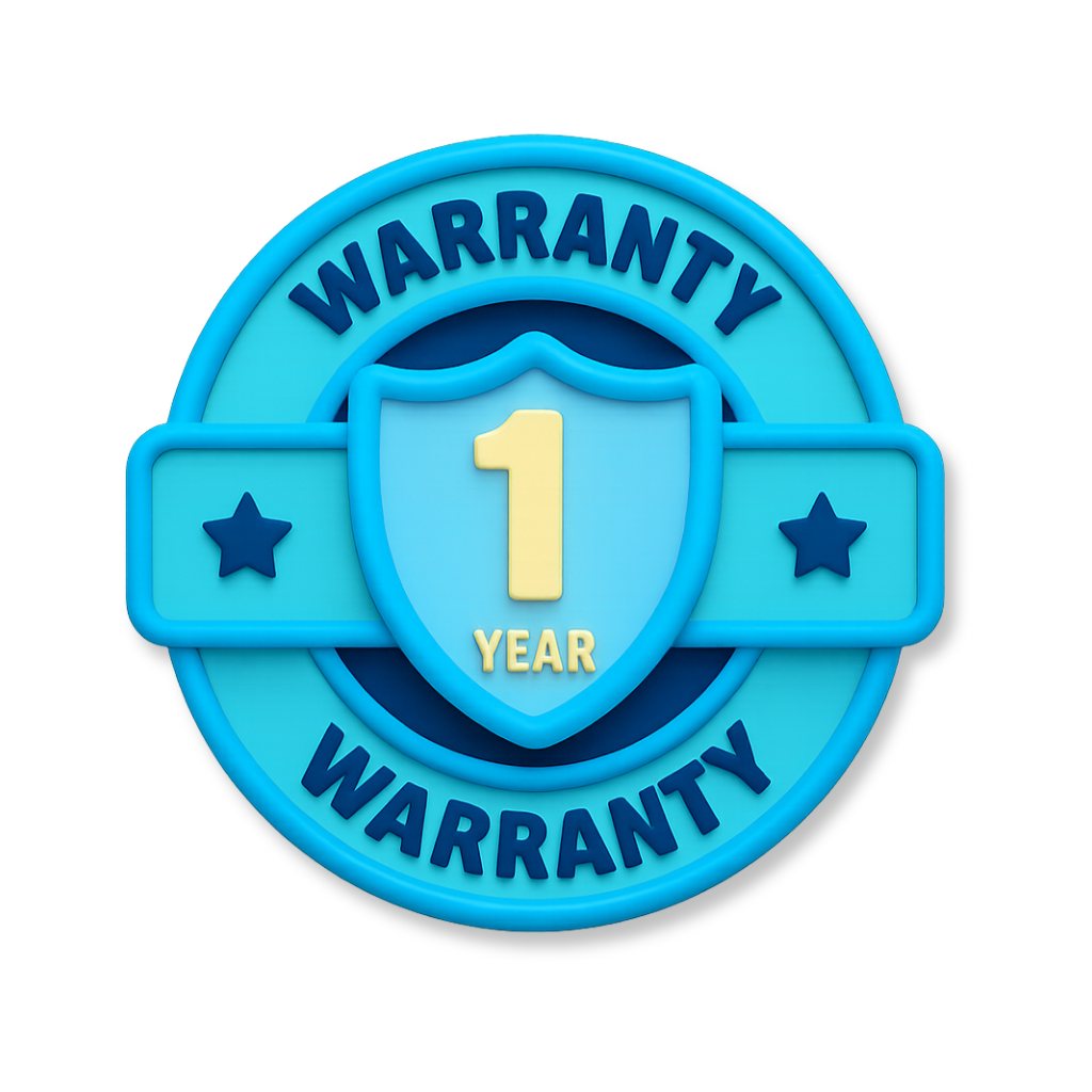 1-Year Warranty