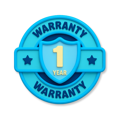 1-Year Warranty